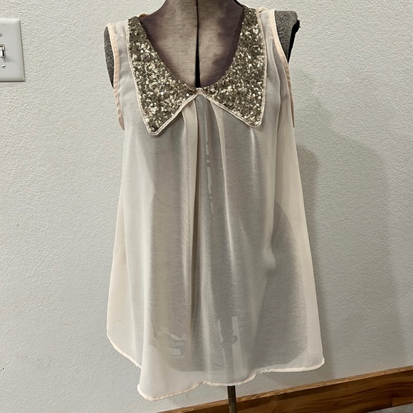 Yett sheer blouse, EUC - Picture 3 of 9